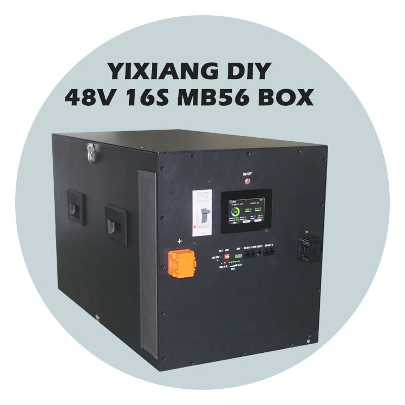51.2V Lifepo4 Battery Case MB56 628Ah Lithium Battery Case JK 300A V19 BMS