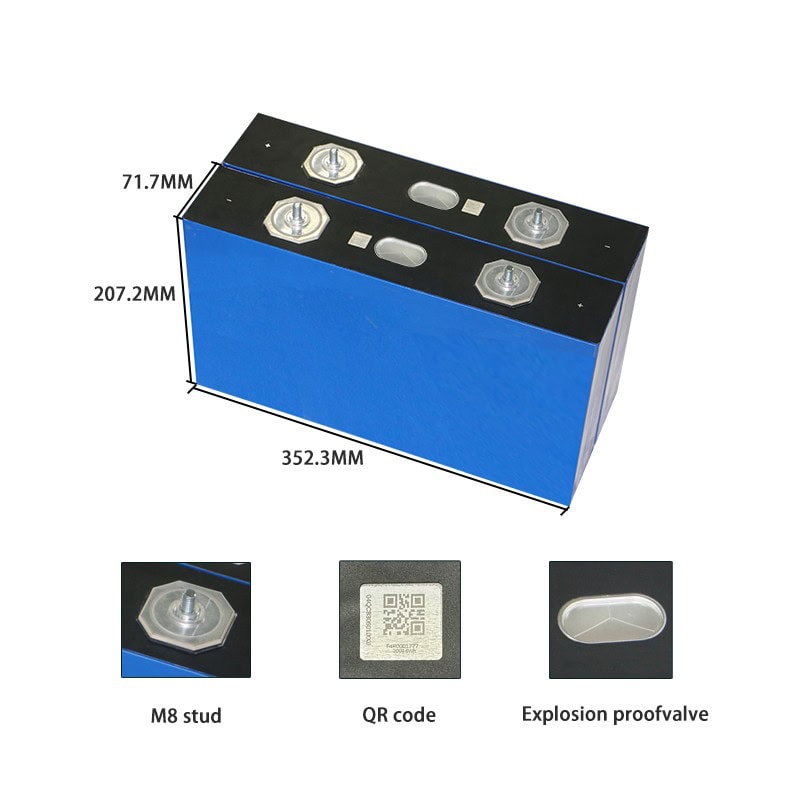 MB56 628Ah Lithium Ion Batteries 3.2V Prismatic Lifepo4 628Ah Lithium ...